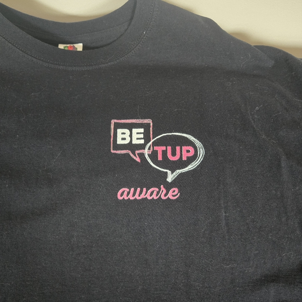 Womens Black  Tupperware Branded T-Shirt